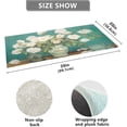 thumbnail image 3 of Bath Mat, Soft Absorbent Bath Rug, White Rose Painting Bath Mats for Bathroom, Living Room Bedroom Home Floor Mat, Bath Mat for Tub Non Slip 20 x 39 Inch Home Decor, 3 of 7