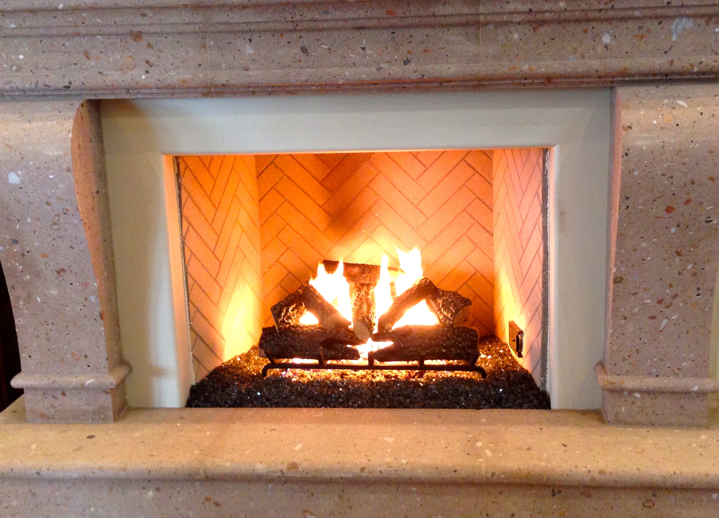 Gray Reflective 1/4 in. Fire Glass 10 lb