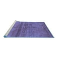 thumbnail image 2 of Ahgly Company Machine Washable Indoor Rectangle Abstract Blue Contemporary Area Rugs, 5' x 8', 2 of 4