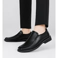 thumbnail image 2 of Men's Classic Leather Lined Formal Oxfords Slip on Casual Dress Shoes, 2 of 6