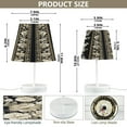 thumbnail image 3 of BZSMCE Table Lamp Creative Design White and Black Flower Pattern Simple Pattern Night Light, 3 of 8