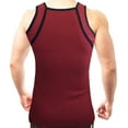 thumbnail image 4 of Different Touch 2 Pack Contrast Color G-Unit Tank Tops Muscle Rib Men Adult, 4 of 4