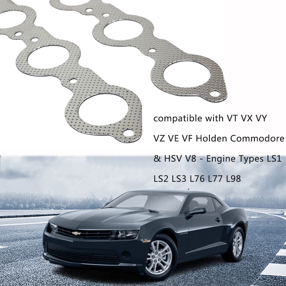 EXHAUST MANIFOLD GASKETS for HOLDEN COMMODORE VT VX VY VZ VE V8 LS1 LS2