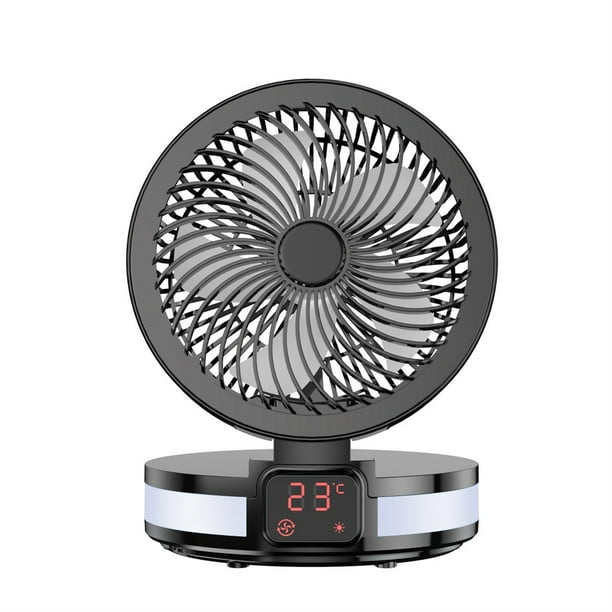 Wosthever Ventilador eléctrico de escritorio Enfriador silencioso Noche Ventilador de circulación vertical multifuncional Oficina Hogar Ajuste de 4 Electrodomésticos Negro Wosthever HA063635-01B