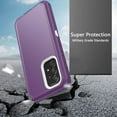 thumbnail image 3 of NIFFPD Samsung Galaxy A33 5G Case with Screen Protector Full-Body Shockproof Phone Case for Galaxy A33 5G Purple&White, 3 of 6