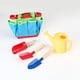 thumbnail image 3 of CHAO Herramientas de jardinería para niños, juego de herramientas de jardín de 9 piezas con regadera, guantes, rastrillo, pala, accesorios de jardín, juguetes, regalo para bebés en edad preescolar, 3 of 5