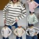 thumbnail image 4 of Sweet Comfortable Long-Sleeved Striped Soft Women Fashion Loose Sweater Tops, 4 of 8