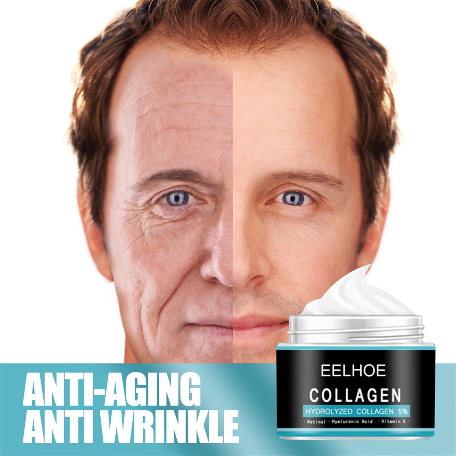 〖CFXNMZGR〗Pro Beauty Tools Personal Skin Care Men'S Collagen Retinol Facial Moisturizing Natural Organic Daand Night Cream