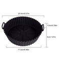 thumbnail image 6 of Jkung Silicone Air Fryer Liners for 3 to 5 QT Air Fryer Dishwasher Safe Reusable Non-Stick Pot Liner Heat Resistant Replacement for Parchment Paper Accessories, 6 of 8