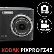 Kodak Pixpro FZ45 Lightweight 16 MP Point & Shoot Digital Camera, Black