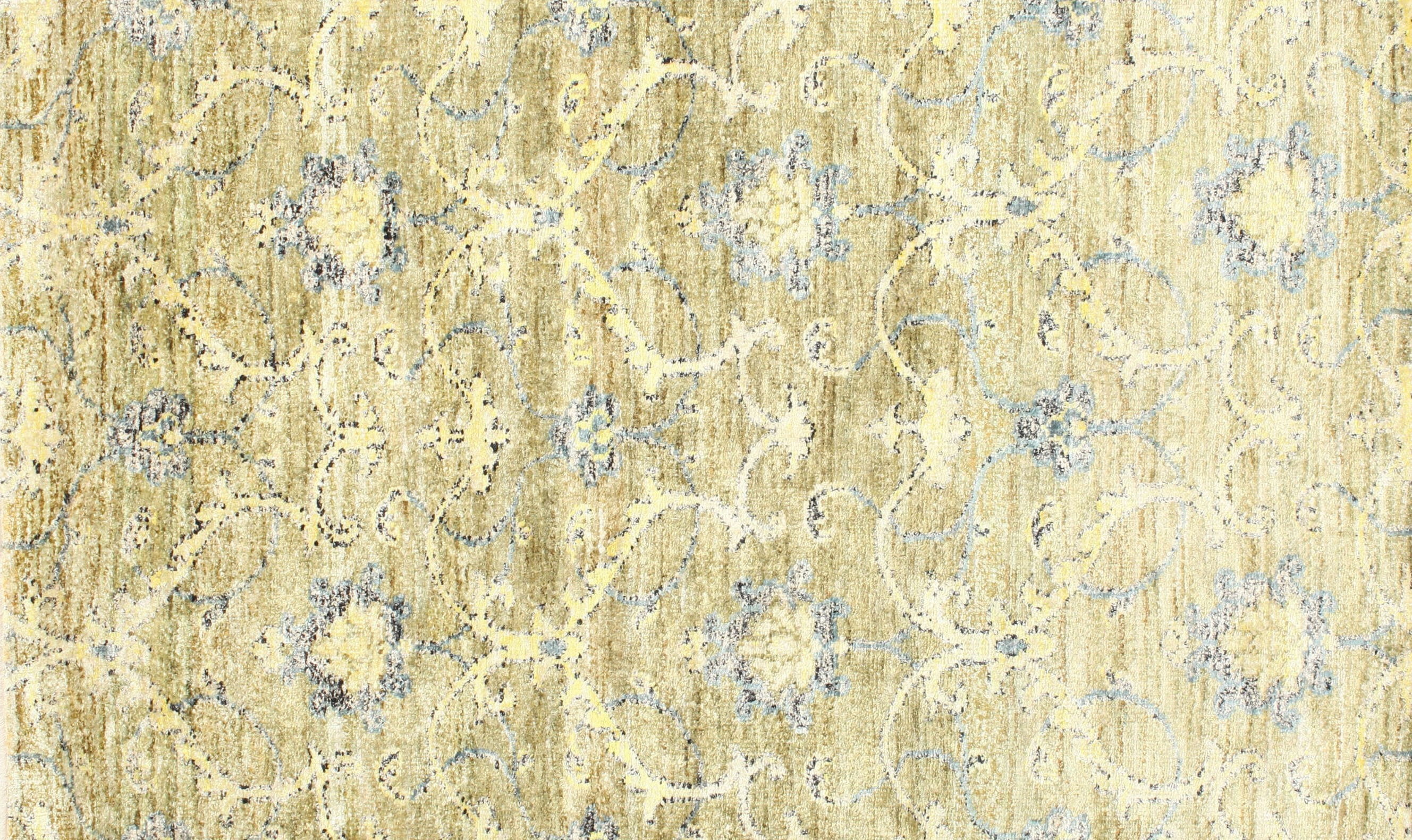 Ahgly Company Machine Washable Indoor Rectangle Contemporary Khaki Gold Area Rugs, 8' x 12