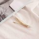 thumbnail image 3 of 2-piece women's hairpin (gold), buckle type hairpin accessories Bridal pearl hairpin Bridesmaid girl's children's hairpinzz40, 3 of 5