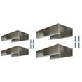 thumbnail image 3 of Inteprter Juego de 2 tarros de cristal de 4 oz, 8 oz, 12 oz, 16 oz, 24 oz, 32 oz y 64 oz para almacenamiento en rack de 64 oz. 2 tarros de Almacenamiento y organización del hogar, 3 of 6