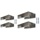 thumbnail image 3 of Inteprter Juego de 2 tarros de cristal de 4 oz, 8 oz, 12 oz, 16 oz, 24 oz, 32 oz y 64 oz para almacenamiento en rack de 64 oz. 2 tarros de Almacenamiento y organización del hogar, 3 of 6