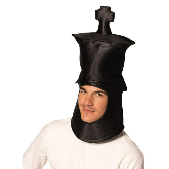 Rasta Imposta Ultimate Deluxe Black King Chess Headpiece Halloween Mask Costume, Adult One Size, R1310-OS