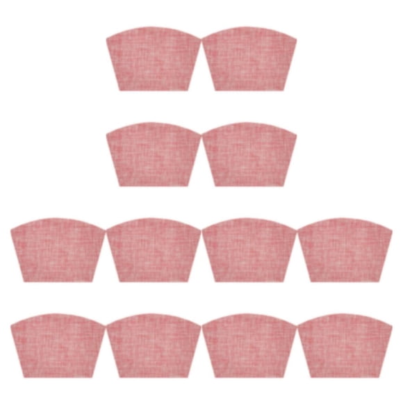 Bearachild Manteles individuales de redonda de 4 piezas Mantel individual en forma de cuña Toallita resistente al calor Alfombrilla de Type1 NO1
