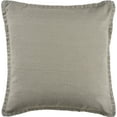 thumbnail image 5 of Ox Bay Wilma Set of 4 Gray Stitch Bordered 24" x 24" Cotton Adult Decorative Throw Pillows, 5 of 8