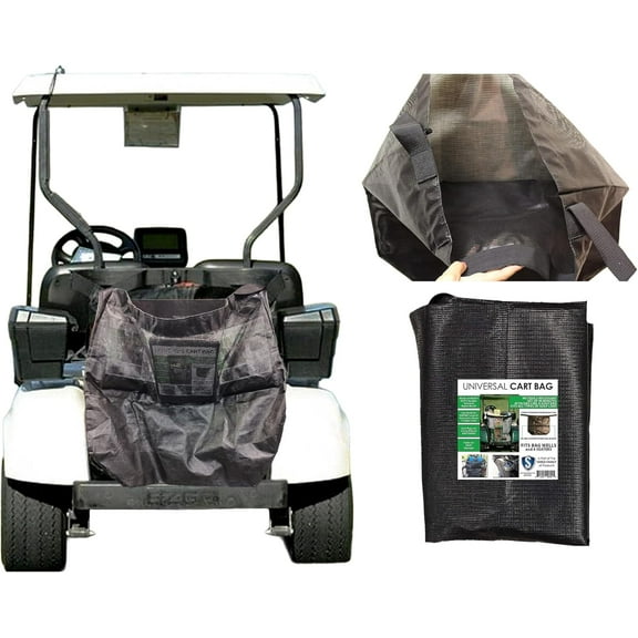 Club Clean Universal Cart Bag - Buggie Bag - Cargo Bag for 2 seater and 4 seater golf carts