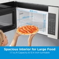 thumbnail image 5 of Midea MOR17BSA-SS 1.7 pies cúbicos. Horno Microondas Sobre La Cocina con Panel Táctil Inteligente, Menú de Cocción Automática, 1000 W, Ventilación 300 CFM, en Acero Inoxidable, 5 of 5