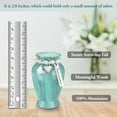 thumbnail image 3 of Small Urns for Human Ashes Keepsake 2.85 Inch Mini Cremation Urns for Mom Dad Aluminum Small Urns for Ashes Mini Keepsake Sharing Urns-Mint Green, 3 of 6