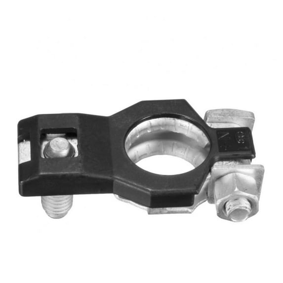 PRAETER Battery Terminal Connector Red Black Pair Of Silver