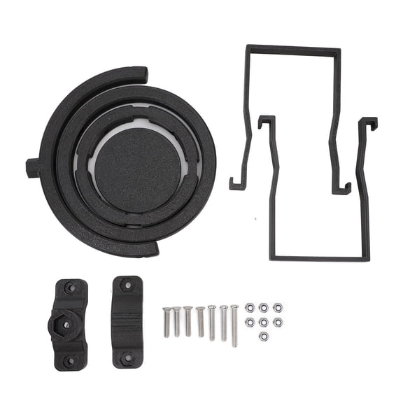 BIMZUC Gyro‑Stable Cup Holder – Anti‑Spill, Adjustable, Self‑Leveling for Bikes, Scooters & Trucks – Black