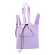 thumbnail image 3 of Bolsa organizadora con cordón y bolsillo, mochila informal para baile latino y claqué. Morado claro, 3 of 9