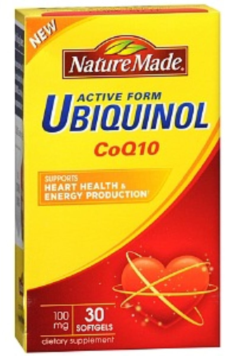 Nature Made Ubiquinol CoQ10 100 mg, Softgels 30 ea (Pack of 4