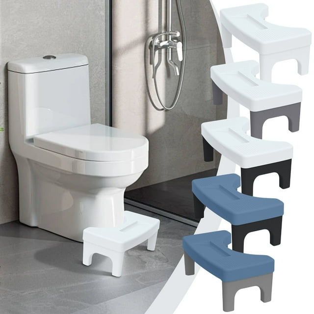 Sentmoon Stool Foot Stools Small Toilet Stool Footstool Toilet Squatting Toilet Squatting Booster Artifacts Toilet Bathroom Footrest Footrest Potty Stool Pad Footstool