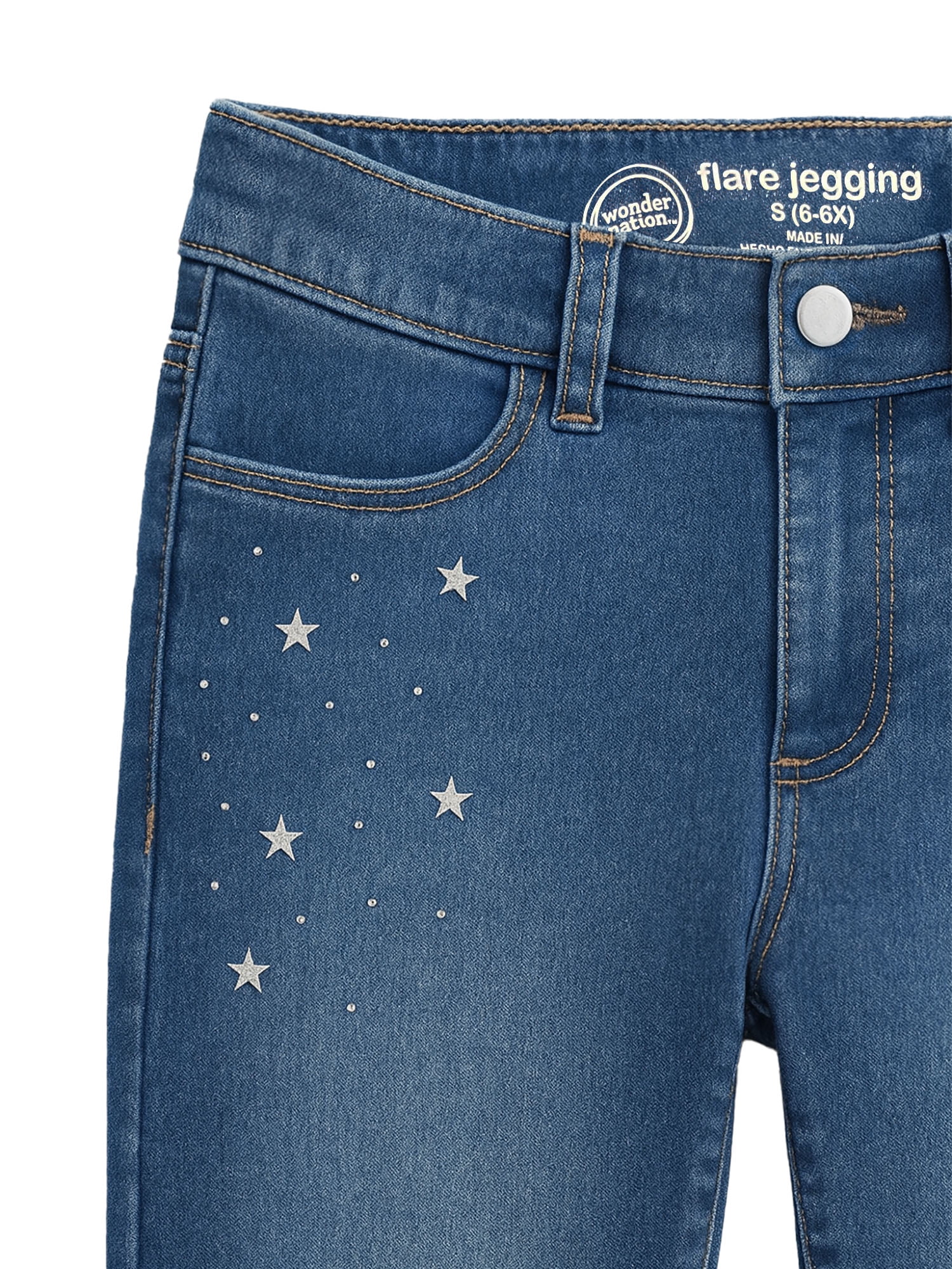 Wonder Nation Girls Fashion Flare Jegging, Sizes 4-18 & Plus