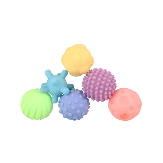 6 Pcs Xtellar Pelotas Sensoriales Didácticas Para Bebé Con Texturas