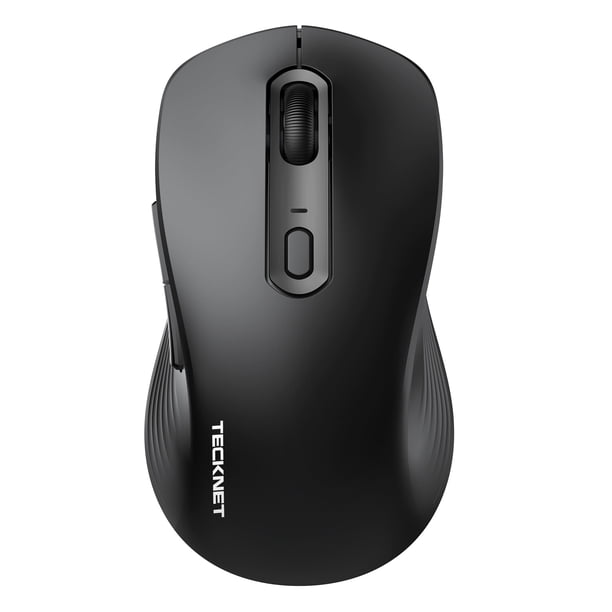 Mouse inalámbrico TECKNET de doble modo USB + Bluetooth 4800 DPI