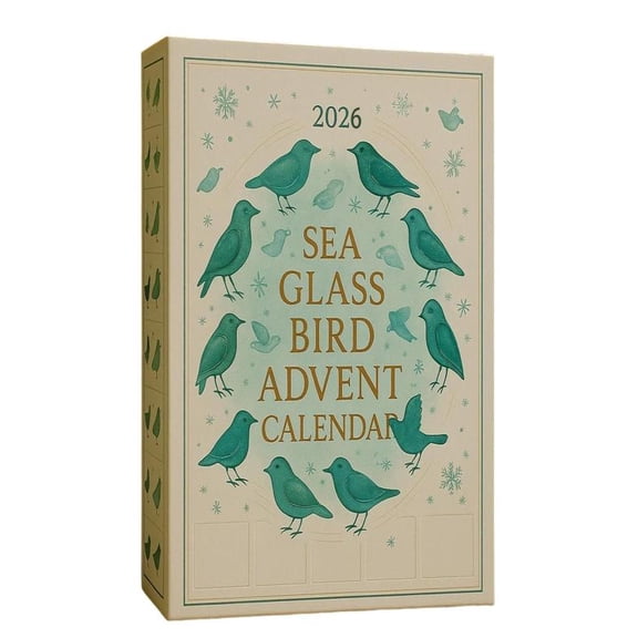 Birds Advent Calendar 2026 24 Days Bird-Themed Ornament Holiday Countdown Surprise Decoration Natural Handmade