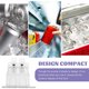 thumbnail image 2 of Estante empujador versátil para exhibir, soporte para refrigerador, soporte para latas de bebidas, organizador de refrescos, botellas de bebidas para refrigerios, 2 of 6