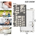 thumbnail image 5 of Coolnut Retro Keyboard Bath Towels Set 16×28 inches, Cotton Face Towel Water Absorbent Lightweight Quickdry Hand Towels for Bathroom Ktichen Travel Gym, 5 of 6