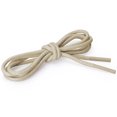 thumbnail image 2 of 2 Pares De Cordones Redondos Encerados Oxford Para Zapatos De Vestir Botas Mujer Blanquecino 160 cm uxcell, 2 of 4
