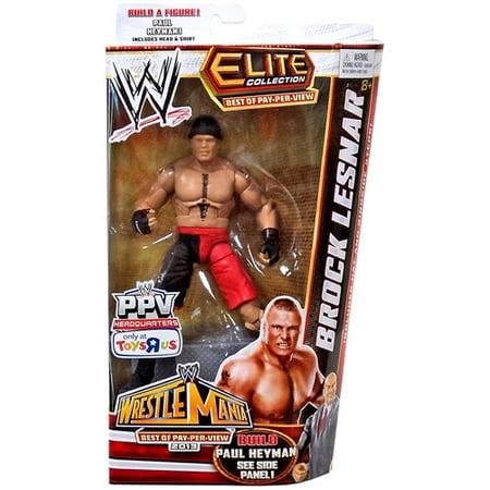 WWE Wrestling Elite Best of Pay Per View Brock Lesnar Action