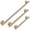 Champagne Gold-3 Pack 18", 24'', 36", variant on Shower Grab Bar 24 Inch Oil Rubbed Bronze Stainless Steel Bathroom Safety Aid