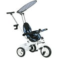 thumbnail image 1 of Qaba 6 in 1 Kids Tricycle with Removable Handlebar and Canopy, Blue, 1 of 10
