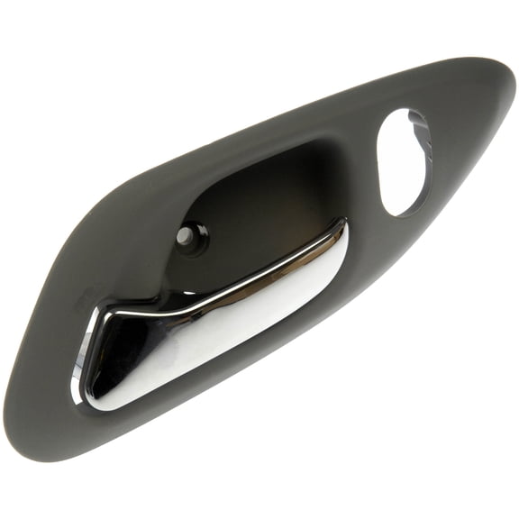 Dorman 81453 Front Driver Side Interior Door Handle for Specific Honda Models, Chrome Lever; Gray Housing