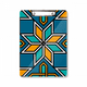 thumbnail image 1 of Azul naranja Marruecos Abstract Flower Portapapeles Carpeta de escritura Placa de soporte A4, 1 of 4