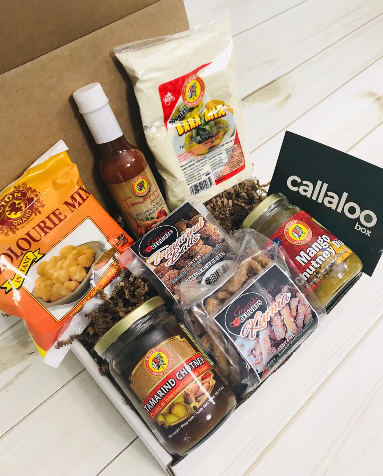 The Trinidad Tobago Finger Food Snacks Box By Callaloo Box Chief Doubles Bara Mix Pholourie Mix Chief Mango Chutney Dip Tamarind Chutney Tamarind Hot Sauce Khurma Tamarind Balls Walmart Com The Trinidad Tobago Finger Food Snacks Box By Callaloo Box Chief Doubles Bara Mix Pholourie Mix Chief Mango Chutney Dip Tamarind Chutney Tamarind Hot Sauce Khurma Tamarind Balls Walmart Com