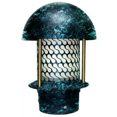 

2.5W & 12V JC-LED Round Top Pagoda with 3 in. NPT Base - Verde Green