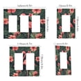 thumbnail image 2 of Yayeee Rocker Switch Wall Plate 1-Gang 4.6"x2.9" Home Decorative Outlet Cover, Red Flamingo Pattern, 2 of 6