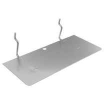 UPGRATOR Pegboard Organizer Accessories Pegboard Shelf Silver Iron 1 Set Homeowners