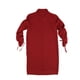 thumbnail image 2 of bar III Blusa tipo túnica con pliegues para mujer, rojo, XS, 2 of 2