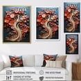thumbnail image 4 of Designart "Harmonious Coral Toned Trees II" Tree Redwood Floater Framed Wall Art Prints, 4 of 5