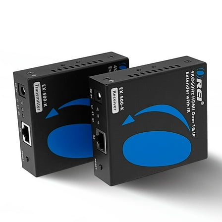 OREI 4K@60hz HDMI™ Extender (Over 1G IP, IR) - 500ft (Cat6) (EX-500-K)