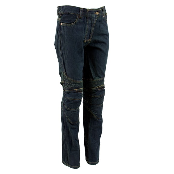 Ladies XS2823 Blue Denim Motorcycle Pants with CE Approved Armor 6