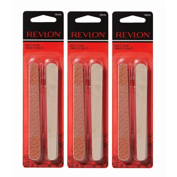 REVLON 24ct Emery Boards 3 PACK